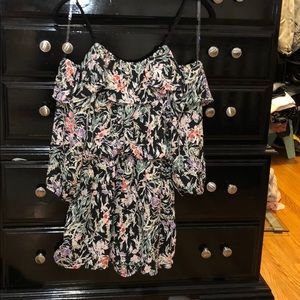 Flower printed romper!!